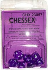 Chessex Mini 7-Die Purple